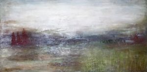 Modern Landscape, Watercolour, 3w x 2', $1250